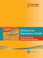 Medicines for Reproductive Health: Ensuring Access to Quality Assured Products potx