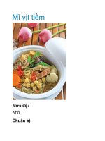 Mì vịt tiềm pot