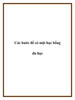 Các bước để có một học bổng du học. pdf