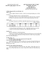 Đề thi thử tốt nghiệp THPT Môn Lý 2011 Trường Trần Cao Vân Tam Kỳ