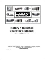 Rotary / Tailstock Operator''''s Manual potx