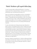 Thuốc Mediator giết người thầm lặng pptx