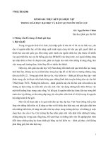 ĐÁNH GIÁ THỰC KẾT QUẢ HỌC TẬP TRONG GIÁO DỤC ĐẠI HỌC VÀ ĐÀO TẠO NGUỒN NHÂN LỰC potx