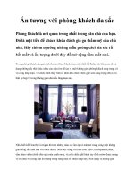 Ấn tượng với phòng khách đa sắc pot