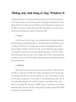 Những máy tính bảng sẽ chạy Windows 8 ppt