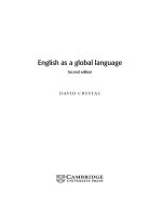 ENGLISH AS A GLOBAL LANGUAGE SECOND EDITION pdf
