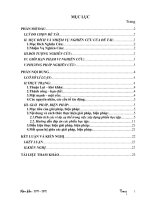 Đề tài: Xây dựng các phiếu học tập để hệ thống hóa các kiến thức phần tiến hóa pptx