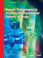 CURRENT TECHNOLOGIES TO INCREASE THE TRANSDERMAL DELIVERY OF DRUGS” pdf