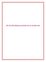 Mẹ cần biết những tác hại khi cho trẻ ăn dặm sớm ppt