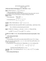 Đề Thi Thử Đại Học Khối A, A1, B, D Toán 2013 - Phần 26 - Đề 16 pdf