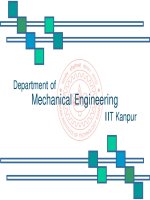 Department of Mechanical Engineering IIT Kanpur pptx