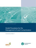 Model Procedures for the Management of Land Contamination pot