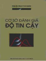 cơ sở đánh giá độ tin cậy - hoàng nhân khôi