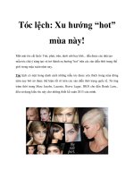 Tóc lệch: Xu hướng “hot” mùa này pdf