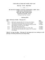 đáp án đề thi thực hành tốt nghiệp khóa 3 - quản trị nhà hàng - mã đề thi qtnh - th (24)