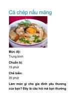 Cá chép nấu măng pptx