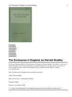 The Enclosures in England An Economic Reconstruction potx