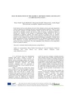 HEALTH BEHAVIOUR OF THE ELDERLY: BETWEEN NEEDS AND REALITY - A COMPARATIVE STUDY – doc