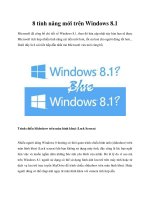 8 tính năng mới trên Windows 8.1 pptx