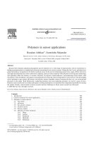 polymers in senosr applications