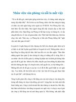 Nhân viên văn phòng và nỗi lo mất việc pot