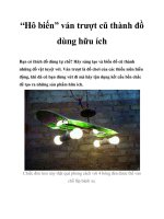 “Hô biến” ván trượt cũ thành đồ dùng hữu ích pot