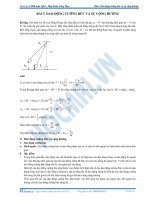 Bài giảng dao động cuông hưởng sự cộng hưởng