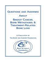 Questions and Answers About Breast Cancer, Bone Metastases, & Treatment-Related Bone Loss ppt
