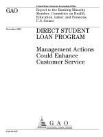 Management Actions Could Enhance Customer Service docx
