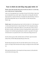 Xem và chỉnh sửa ảnh bằng công nghệ Adobe pptx