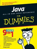 Java All-in-One Desk Reference For Dummies doc