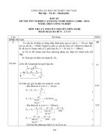 đáp án đề thi lí thuyết tốt nghiệp khóa 2 - điện công nghiệp - mã đề thi mã đề thi dcn - lt (47)
