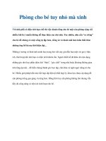 Phòng cho bé tuy nhỏ mà xinh ppt