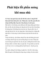 Phát hiện lỗi phần móng khi mua nhà docx