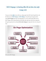 SEO Onpage và hướng dẫn tối ưu hóa cho một trang web doc