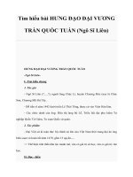 Tìm hiểu bài HƯNG ĐẠO ĐẠI VƯƠNG TRẦN QUỐC TUẤN (Ngô Sĩ Liên) pot