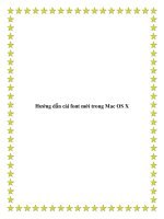 Hướng dẫn cài font mới trong Mac OS X doc