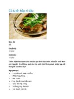 Cá tuyết hấp xì dầu pdf