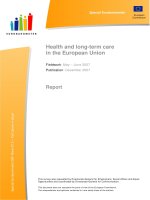 Health and long-term care in the European Union pot