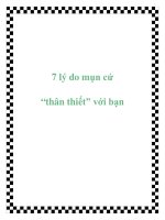 7 lý do mụn cứ “thân thiết” với bạn potx