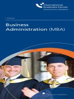 Teilzeit Business Administration (MBA) potx