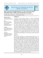 KHẢ NĂNG ĐÁP ỨNG MIỄN DỊCH CỦA CÁ TRA (PANGASIANODON HYPOPHTHALMUS) CHỐNG LẠI EDWARDSIELLA ICTALURI pdf