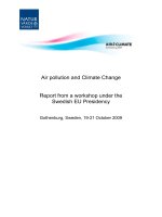 Air pollution and Climate Change - Report from a workshop under the Swedish EU Presidency doc