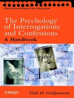The Psychology of Interrogations and Confessions potx