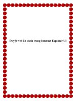 Duyệt web ẩn danh trong Internet Explorer UI. potx