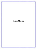 House Moving doc