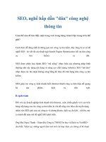 SEO, nghề hấp dẫn 