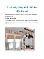 6 giải pháp thông minh tiết kiệm diện tích nhà potx