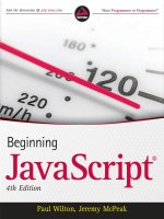 Beginning JavaScript docx