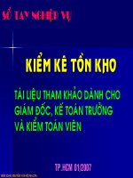 Kiểm kê tồn kho pot